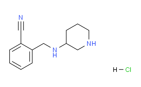 CAS No. 1353989-83-9, 2-((Piperidin-3-ylamino)methyl)benzonitrile hydrochloride