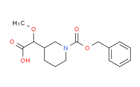CAS No. 868067-89-4, 2-(1-((Benzyloxy)carbonyl)piperidin-3-yl)-2-methoxyacetic acid