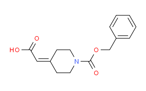 CAS No. 40113-03-9, 2-(1-((Benzyloxy)carbonyl)piperidin-4-ylidene)acetic acid