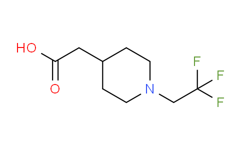 CAS No. 1159983-47-7, 2-(1-(2,2,2-Trifluoroethyl)piperidin-4-yl)acetic acid