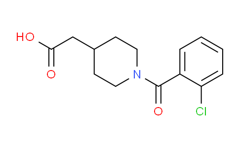 CAS No. 1142209-88-8, 2-(1-(2-Chlorobenzoyl)piperidin-4-yl)acetic acid