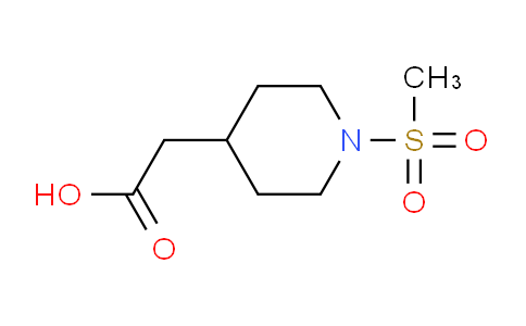 CAS No. 423722-27-4, 2-(1-(Methylsulfonyl)piperidin-4-yl)acetic acid