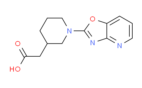 CAS No. 1035840-21-1, 2-(1-(Oxazolo[4,5-b]pyridin-2-yl)piperidin-3-yl)acetic acid