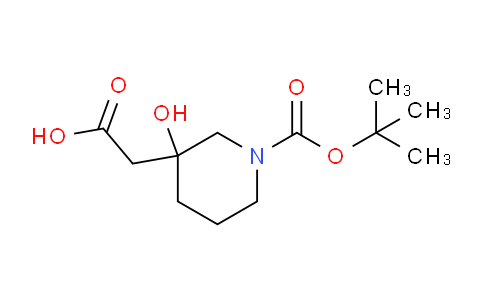 CAS No. 1367774-02-4, 2-(1-(tert-Butoxycarbonyl)-3-hydroxypiperidin-3-yl)acetic acid
