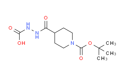 CAS No. 1417355-45-3, 2-(1-(tert-Butoxycarbonyl)piperidine-4-carbonyl)hydrazinecarboxylic acid