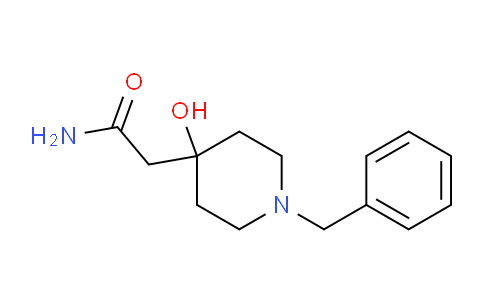 CAS No. 28530-95-2, 2-(1-Benzyl-4-hydroxypiperidin-4-yl)acetamide