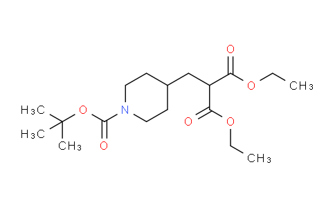 CAS No. 166815-97-0, 2-(1-Boc-Piperidin-4-ylmethyl)malonic acid diethyl ester