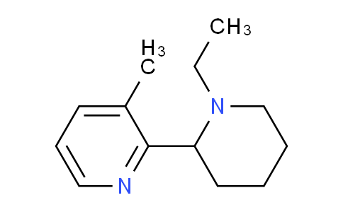 CAS No. 1352511-09-1, 2-(1-Ethylpiperidin-2-yl)-3-methylpyridine