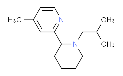 CAS No. 1352484-73-1, 2-(1-Isobutylpiperidin-2-yl)-4-methylpyridine