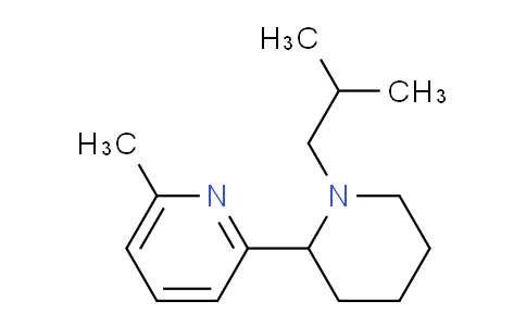 CAS No. 1352510-69-0, 2-(1-Isobutylpiperidin-2-yl)-6-methylpyridine