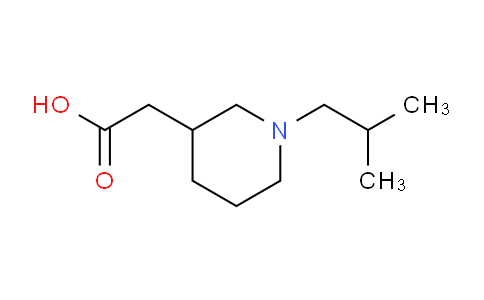 CAS No. 1220019-60-2, 2-(1-Isobutylpiperidin-3-yl)acetic acid