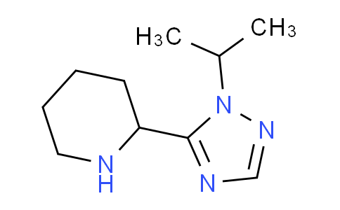 CAS No. 1707374-16-0, 2-(1-Isopropyl-1H-1,2,4-triazol-5-yl)piperidine
