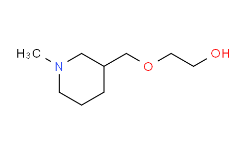 CAS No. 112391-02-3, 2-(1-Methyl-piperidin-3-ylmethoxy)-ethanol