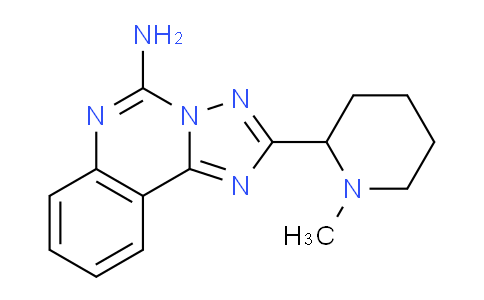 CAS No. 104615-32-9, 2-(1-Methylpiperidin-2-yl)-[1,2,4]triazolo[1,5-c]quinazolin-5-amine
