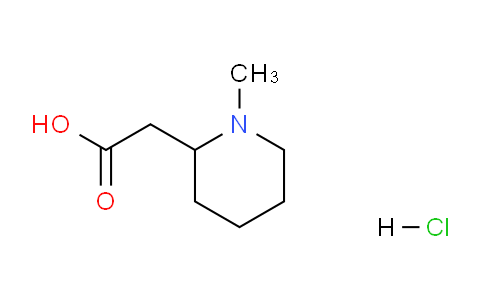 CAS No. 60979-27-3, 2-(1-Methylpiperidin-2-yl)acetic acid hydrochloride