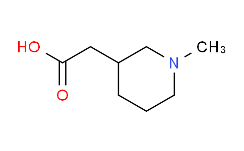 CAS No. 169253-08-1, 2-(1-Methylpiperidin-3-yl)acetic acid