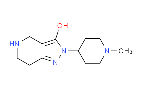 CAS No. 1707581-57-4, 2-(1-Methylpiperidin-4-yl)-4,5,6,7-tetrahydro-2H-pyrazolo[4,3-c]pyridin-3-ol