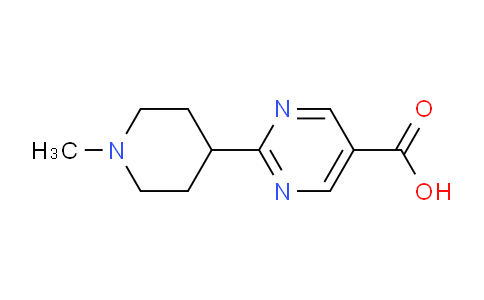 CAS No. 1211542-27-6, 2-(1-Methylpiperidin-4-yl)pyrimidine-5-carboxylic acid