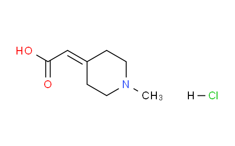 CAS No. 676341-72-3, 2-(1-Methylpiperidin-4-ylidene)acetic acid hydrochloride