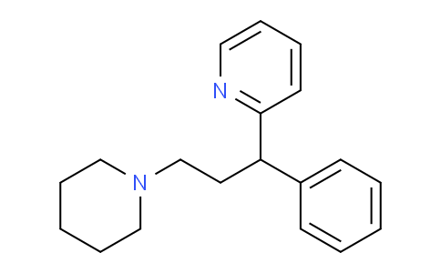 CAS No. 102008-18-4, 2-(1-Phenyl-3-(piperidin-1-yl)propyl)pyridine