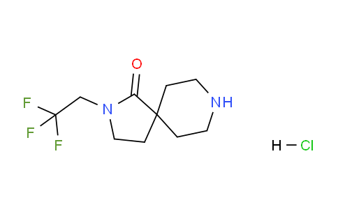 CAS No. 1385696-56-9, 2-(2,2,2-Trifluoroethyl)-2,8-diazaspiro[4.5]decan-1-one hydrochloride
