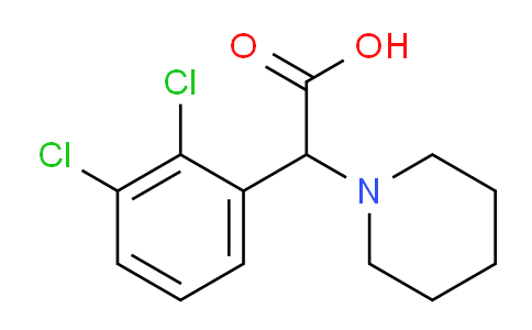 CAS No. 1218310-40-7, 2-(2,3-Dichlorophenyl)-2-(piperidin-1-yl)acetic acid