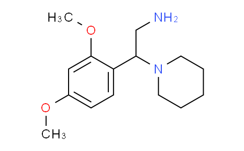 CAS No. 928001-37-0, 2-(2,4-Dimethoxyphenyl)-2-(piperidin-1-yl)ethanamine