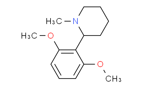 CAS No. 1355233-47-4, 2-(2,6-Dimethoxyphenyl)-1-methylpiperidine