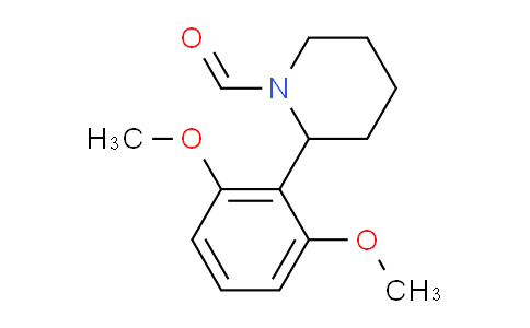 CAS No. 1355200-23-5, 2-(2,6-Dimethoxyphenyl)piperidine-1-carbaldehyde