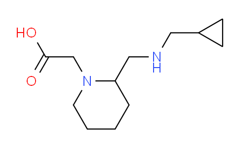 CAS No. 1353947-66-6, 2-(2-(((Cyclopropylmethyl)amino)methyl)piperidin-1-yl)acetic acid