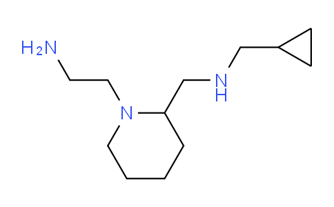CAS No. 1353982-50-9, 2-(2-(((Cyclopropylmethyl)amino)methyl)piperidin-1-yl)ethanamine