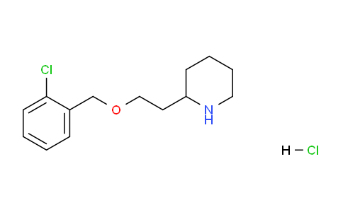 CAS No. 1219980-91-2, 2-(2-((2-Chlorobenzyl)oxy)ethyl)piperidine hydrochloride