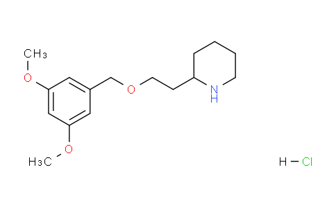 CAS No. 1220038-22-1, 2-(2-((3,5-Dimethoxybenzyl)oxy)ethyl)piperidine hydrochloride