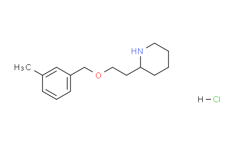 CAS No. 1220031-51-5, 2-(2-((3-Methylbenzyl)oxy)ethyl)piperidine hydrochloride