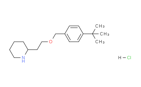 CAS No. 1219980-97-8, 2-(2-((4-(tert-Butyl)benzyl)oxy)ethyl)piperidine hydrochloride