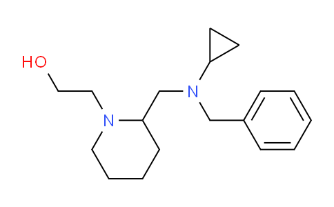 CAS No. 1353975-22-0, 2-(2-((Benzyl(cyclopropyl)amino)methyl)piperidin-1-yl)ethanol
