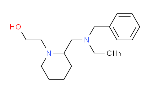 CAS No. 1353982-06-5, 2-(2-((Benzyl(ethyl)amino)methyl)piperidin-1-yl)ethanol