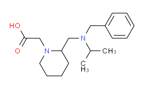 CAS No. 1353951-51-5, 2-(2-((Benzyl(isopropyl)amino)methyl)piperidin-1-yl)acetic acid