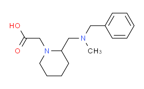 CAS No. 1353948-30-7, 2-(2-((Benzyl(methyl)amino)methyl)piperidin-1-yl)acetic acid