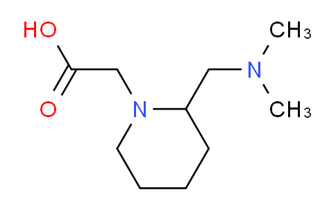 CAS No. 100158-80-3, 2-(2-((Dimethylamino)methyl)piperidin-1-yl)acetic acid