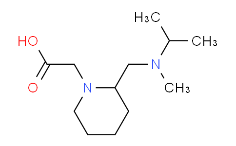 CAS No. 1353982-51-0, 2-(2-((Isopropyl(methyl)amino)methyl)piperidin-1-yl)acetic acid