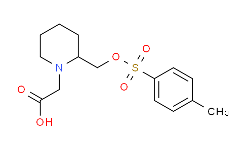 CAS No. 1353987-62-8, 2-(2-((Tosyloxy)methyl)piperidin-1-yl)acetic acid