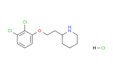 CAS No. 1220018-80-3, 2-(2-(2,3-Dichlorophenoxy)ethyl)piperidine hydrochloride