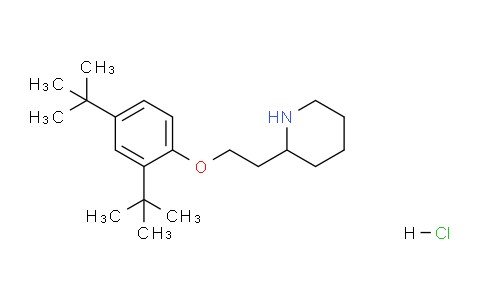 CAS No. 1219956-87-2, 2-(2-(2,4-Di-tert-butylphenoxy)ethyl)piperidine hydrochloride