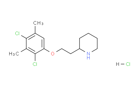 CAS No. 1220030-16-9, 2-(2-(2,4-Dichloro-3,5-dimethylphenoxy)ethyl)piperidine hydrochloride