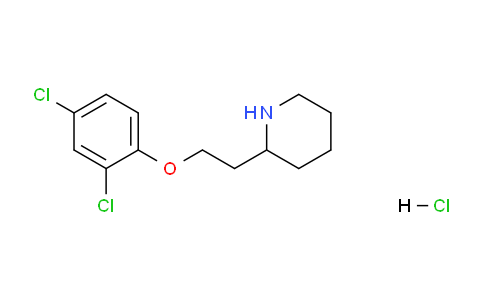 CAS No. 1219972-68-5, 2-(2-(2,4-Dichlorophenoxy)ethyl)piperidine hydrochloride