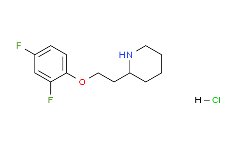 CAS No. 1219982-98-5, 2-(2-(2,4-Difluorophenoxy)ethyl)piperidine hydrochloride