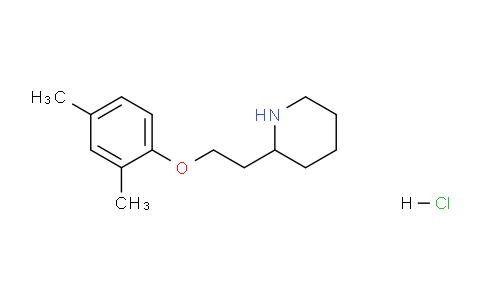 CAS No. 1219976-17-6, 2-(2-(2,4-Dimethylphenoxy)ethyl)piperidine hydrochloride