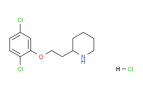 CAS No. 1219981-39-1, 2-(2-(2,5-Dichlorophenoxy)ethyl)piperidine hydrochloride
