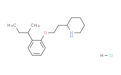 CAS No. 1220031-75-3, 2-(2-(2-(sec-Butyl)phenoxy)ethyl)piperidine hydrochloride